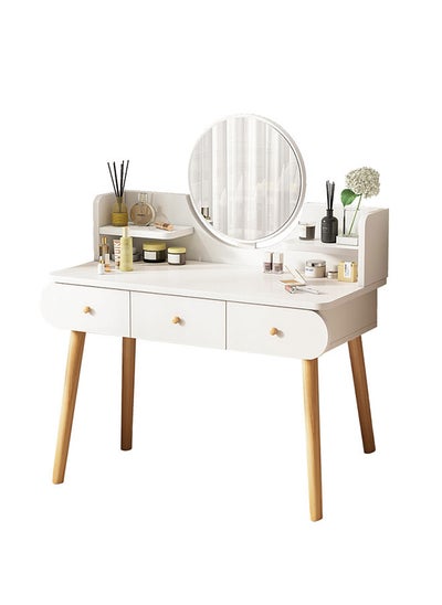 اشتري Modern Simple Dresser Vanity Table With Drawer 100*40*121cm في السعودية