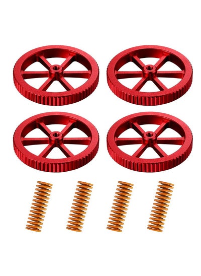 اشتري Hand Twist Drill Aluminum Leveling Nut and Hot Bed Die Springs Printer Accessories Compression Springs Compatible with 3/3 Pro Ender 5/5 Plus/Pro CR 20 3D Printer (8 Pieces) في الامارات