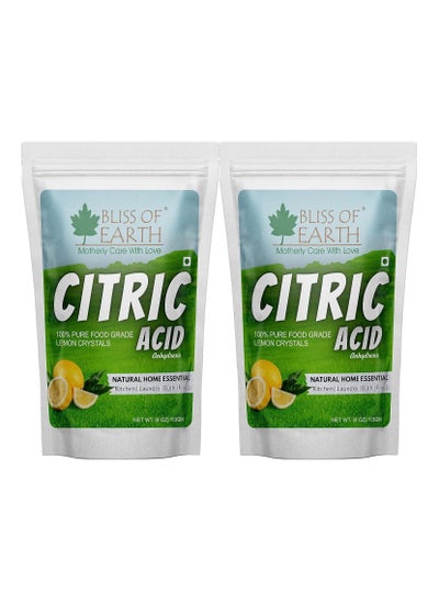 Buy Bliss of Earth 4 oz Anhydrous Citric Acid Powder For Food Bath Bombs Cleaning & Preserving 113GM in UAE