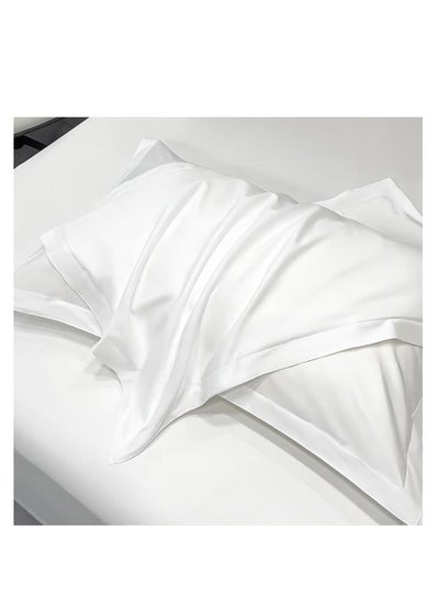 Buy Class A Antibacterial Anti-static100-Count Long Staple Cotton Pillowcase Premium 100% Cotton Pillowcase in Saudi Arabia