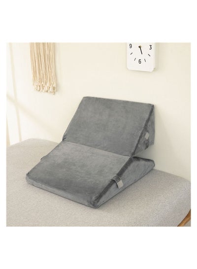 اشتري COOLBABY Bed Wedge Pillow Memory Foam Top Adjustable Folding Incline Cushion Maternity Cushion Memory Cotton Filling في الامارات