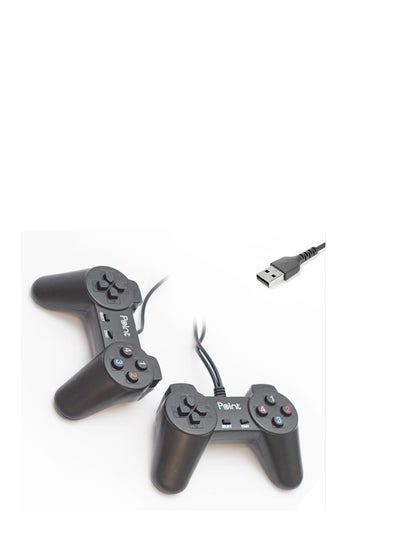 Buy GAMEPAD DOUBLE NORMAL POINT BLACK PT701 in Egypt