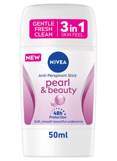 Buy Antiperspirant Stick Pearl And Beauty 50ml in UAE