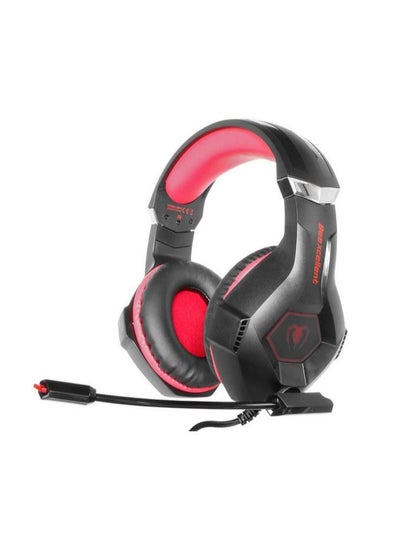 Buy Gaming Headset Beexcellent GM-6 Red MIC LED Headphone Stereo for PC & PS4 - 3.5mm in Egypt