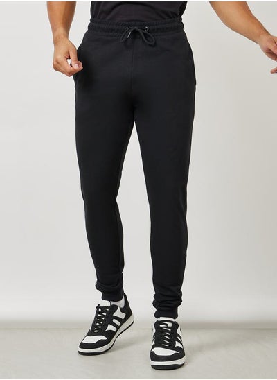 Buy Eco-Earth Slim Fit Terry Jogger with Welt Pockets in Saudi Arabia