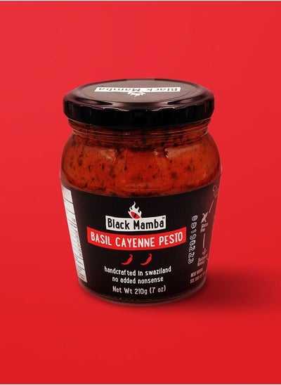 Buy Black Mamba Basil Cayenne Pesto 210 grams in UAE