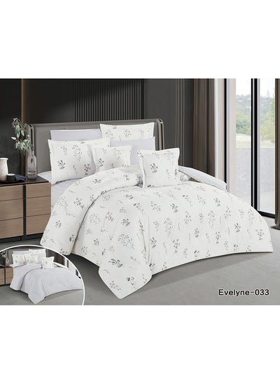 Buy Horse Classic Comforter Set 100% Luxurious Cotton With A Floral Pattern 8 Pieces in Saudi Arabia