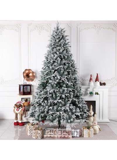 Buy Artificial Christmas Trees 6FT Xmas Tree PE PVC Material Christmas Tree with 755 Branch Tips and Metal Foldable Stand in UAE