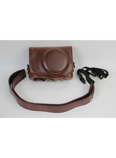 اشتري Camera Protective Bag Camera Case G7XII PU Leather Camera Protective Bag for Canon Powershot G7X Mark 2 G7XII Digital Camera with Strap في الامارات
