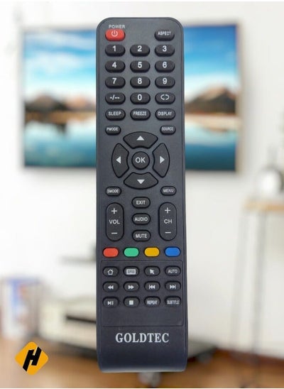 Buy Goldtec Replacement Remote Control For Goldtec Lcd Led Tv in UAE