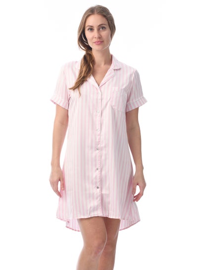 Buy Elegant and Comfortable Sleepwear Sleepshirt Pink in UAE