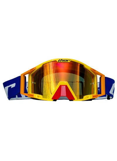 اشتري Motocross Goggles Glasses MX Off Road Dirt Bike Motorcycle Helmets Goggles Ski Sport Glasses Masque Moto Glasses Yellow  Frame في الامارات