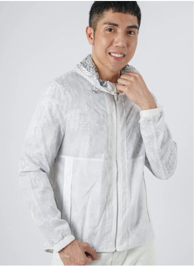 Buy Men’s Summer Hoodie – Optic White in UAE