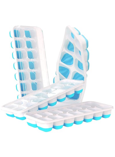 اشتري COOLBABY Ice Cube Trays 4 Pack(Blue） في السعودية