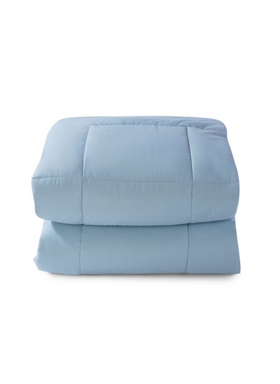 Buy Essence Reversible Comforter 160x240cm - Aqua in UAE