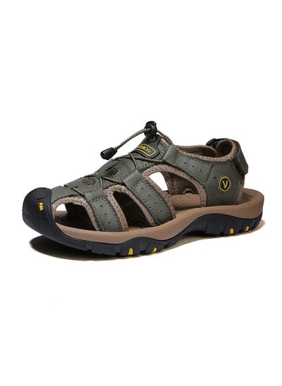 اشتري New Men's Hollow Out Breathable Outdoor Headband Sandals في السعودية