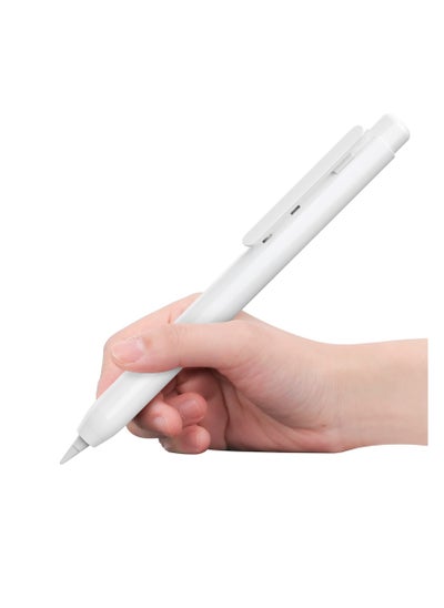 Buy Holder Case Fit Apple Pencil 1st Gen, Retractable Tip Cap Fit New iPad 10th Gen 2022, iPad 9th Gen 2021, iPad 8th Gen 2020, iPad 6th 9.7 2018, iPad Mini 5th Gen Pencil Case Pencil (White) in Saudi Arabia