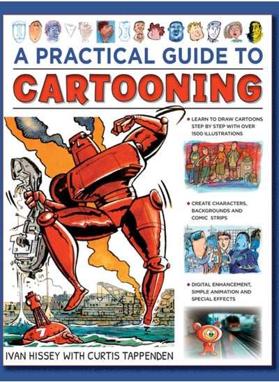 Buy Cartooning, A Practical Guide to : Learn to draw cartoons with 1500 illustrations in Saudi Arabia