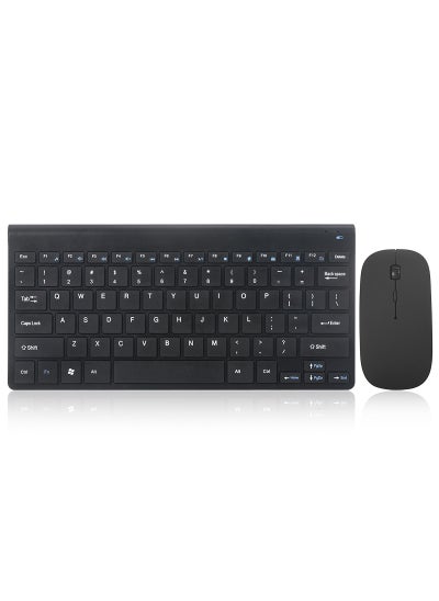 Buy Wireless Keyboard Mouse Combo Slim Chocolate KeysBlack-KB201 Wireless Set Black-KB201 Wireless Set in Saudi Arabia