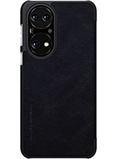 Buy Nillkin Qin Series Leather Case For Huawei P50 - Black in Egypt