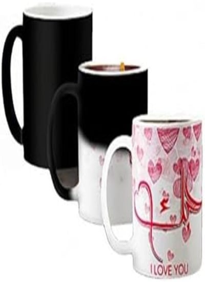 Buy Valentine Coffee Magic Mug - Black-pr986 in Egypt