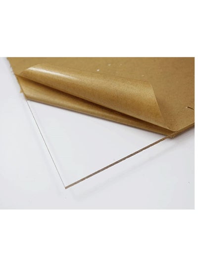 Buy DLS Clear Acrylic Sheet (Pack of 2) 3mm 12" x 12". in UAE