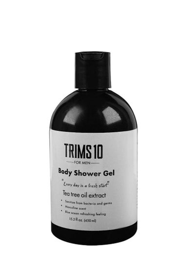 Buy Trims10 Tea Tree Oil Body Shower Gel - For Men 450 ml in Egypt