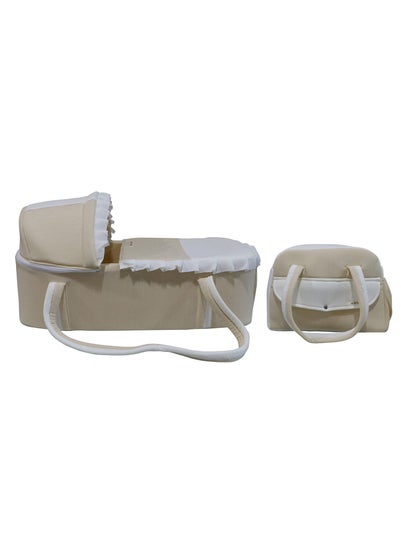 اشتري AURA KIDS 3 Pieces Baby Bassinet Set Yellow في الامارات