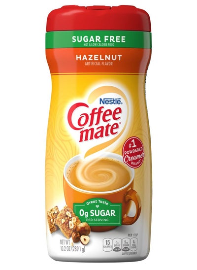 Buy Coffee Mate Hazelnut Sugar Free Coffee Creamer 289.1g in UAE