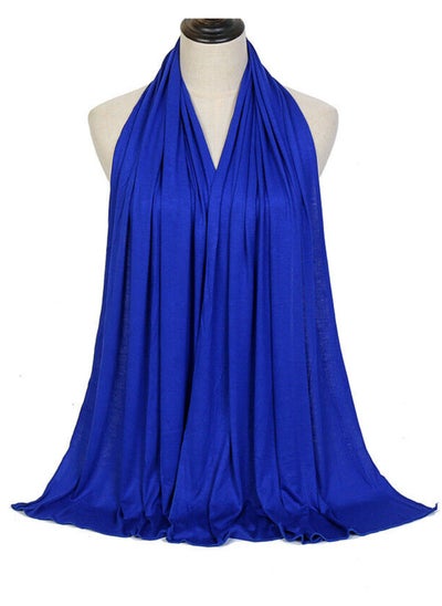 Buy Sky Cashmere Jersey Stretch Shailah Hijab Muslim Islamic Arab Scarf Headscarf Abaya Shawl Scarves Soft One Size 65 X 165 Cm Royal Blue in UAE