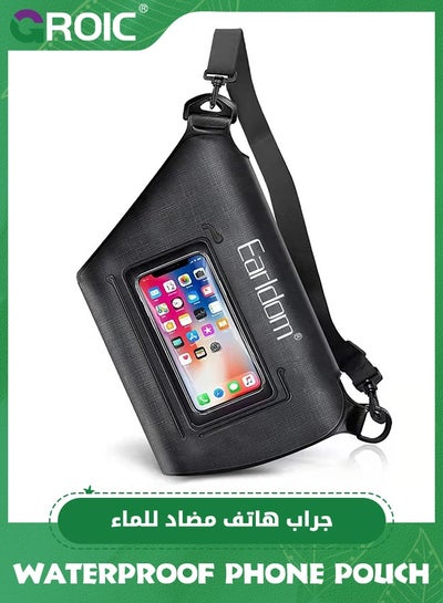 Buy Waterproof Bag for Swimming, IPX8 Cell Phone Dry Bags Waterproof with Waist Strap, Keep Your Valuables Dry, Perfect for Swimming Snorkeling Boating Kayaking Beach Pool Water Park in UAE