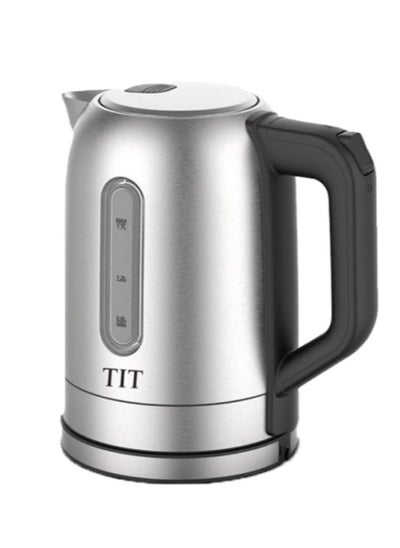 Buy Water Kettle Stainless Steel Inner Body - Strong Double Layer Lid 2200 Watts 1.7 Litres in Saudi Arabia