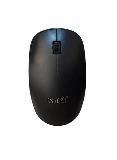 Buy Enet G212-00 Wireless Optical Mouse - Black in UAE