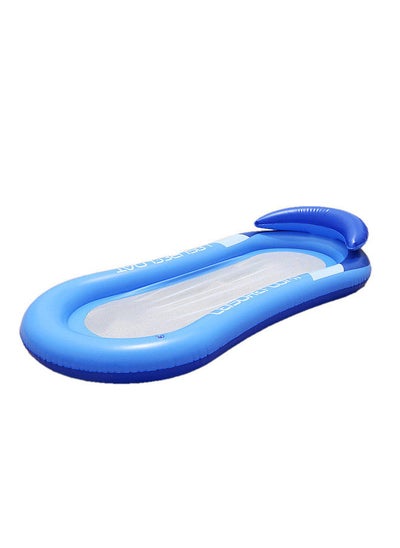 اشتري Portable Inflatable Hammock Floatings Bed Row Lounges Folding Swimming Bed في الامارات