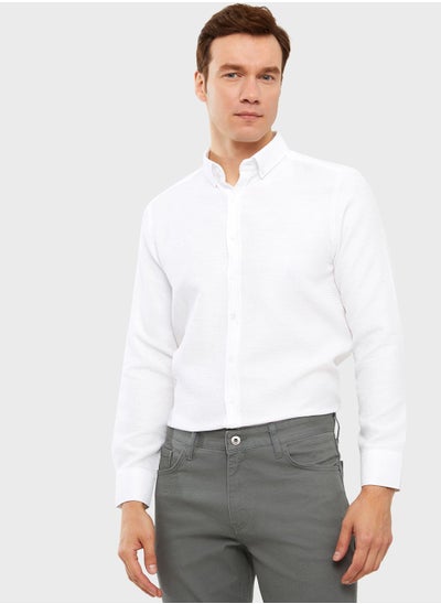 Buy Essential Slim Fit Shirt in Saudi Arabia