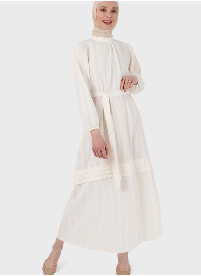 Buy Tiered Belted Dress in UAE