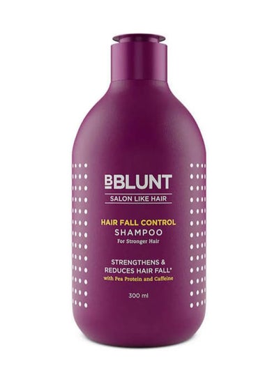 اشتري BBlunt Hair Fall Control Shampoo with Pea Protein & Caffeine for Stronger Hair - 300 ml في الامارات