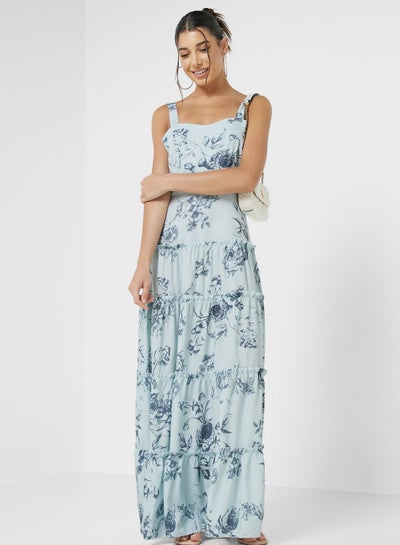 Buy A Line Floral Maxi Dress in UAE