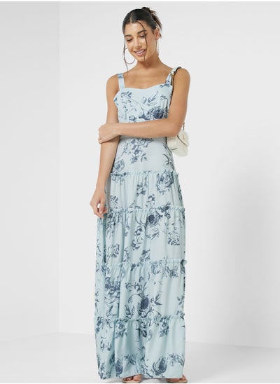 Buy A Line Floral Maxi Dress in UAE