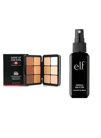 Buy Invisible cover cream foundation palette and elf makeup mis in Saudi Arabia