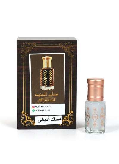 اشتري زيت عطري مركز مسك  الأبيض 6 مل في الامارات