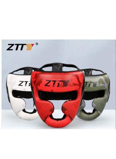 Buy 1-Piece Extra Thick Full Protection Headgear Boxing Helmet Suitable for Martial Arts Boxing Training MMA Sports in Saudi Arabia