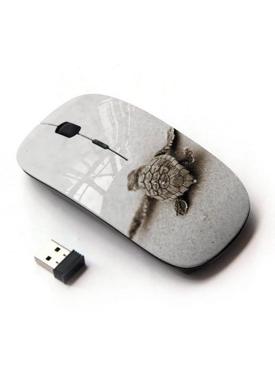 Buy [ Optical 2.4G Wireless Mouse ] Turtle Baby Cute Sand Sea Animal Marine in UAE