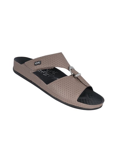 Buy VITAL Men Sandals Comfort 09082S27096 Taupe in UAE