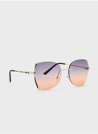 Buy Oversized Rimless Sunglasses in UAE