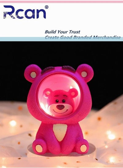 Buy Lovely Lotso Luminous Night Light Lamp For Kids Women Desktop Decoration Light Commemorative Gifts Graduation Season Gifts Birthday Gifts in Saudi Arabia