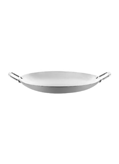 Buy High Quality Durable Stainless Steel Wok Pan Silver 40 cm 4TVDGR0125001 in Saudi Arabia