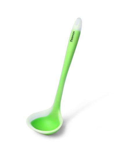 اشتري Soup Ladle Aquarelle 30cm Silicone Green في الامارات