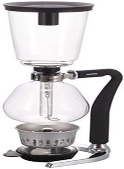 اشتري Hario Glass NEXT Syphon Coffee Maker with Silicone Handle, 5-Cup في الامارات