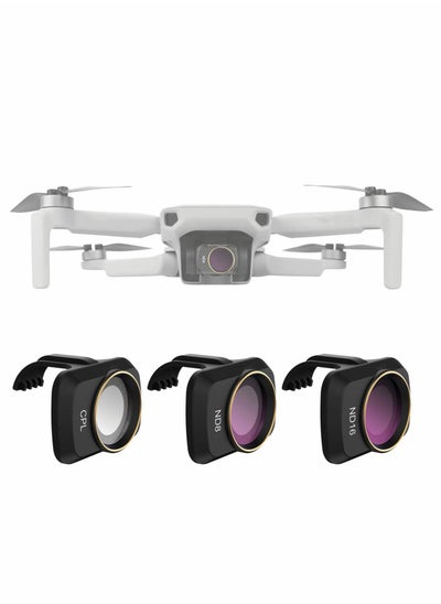 Buy Lens ND Filters Set(CPL ND8 ND16) Multi Coated Filters Combo Camera Lens Compatible with DJI Mavic Mini 2/Mini/Mini SE Drone-3 PCS) in UAE